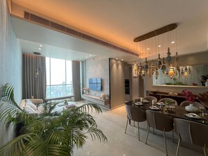 Living Room in 2 BHK Apartment at Marathon Monte South, Byculla West – for Sale