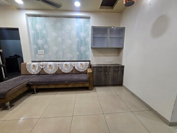 Living Room in 3 BHK Apartment at Khodiyar Nagar – for Rent