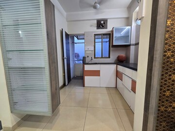 Kitchen in 3 BHK Apartment at Khodiyar Nagar – for Rent