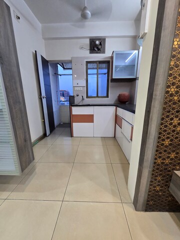 Kitchen in 3 BHK Apartment at Khodiyar Nagar – for Rent