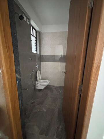 Bathroom in 1 BHK Apartment at Swaraaj Heights, Punawale – for Rent