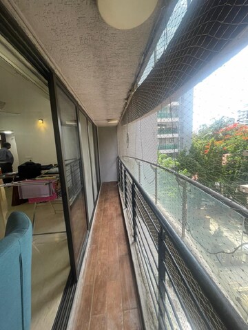 Balcony in 3 BHK Apartment at Khar West – for Rent