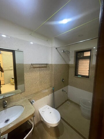 Bathroom in 3 BHK Apartment at Khar West – for Rent