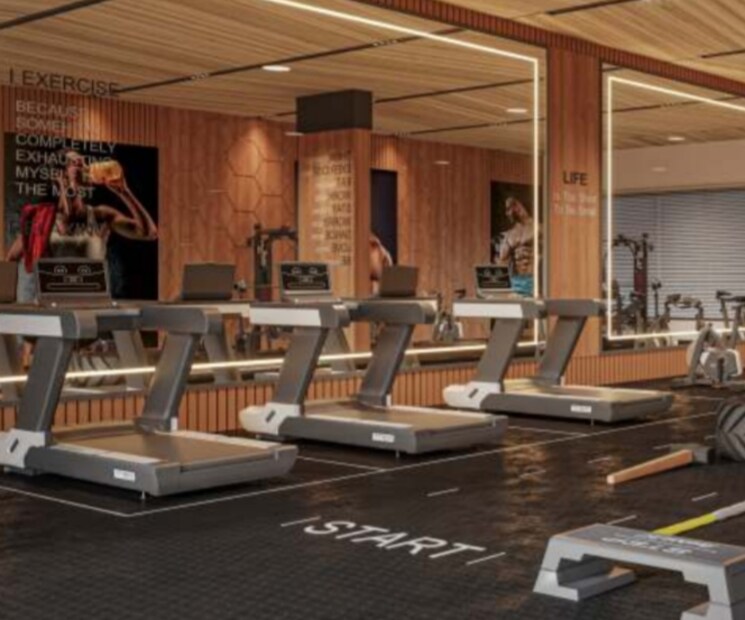 Gym, vesu 3 Bedroom 2525 Sq.Ft. Apartment In Vesu Surat 8849513