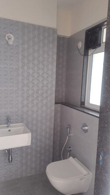 Bathroom in 2 BHK Apartment at Ashar Axis, Majiwada – for Rent