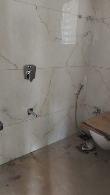 Bathroom in 2 BHK Apartment at Chaurang Aastha, Bhandup East – for Rent
