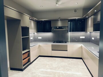 Kitchen in 4 BHK Builder Floor at Sushant Lok I – for Rent