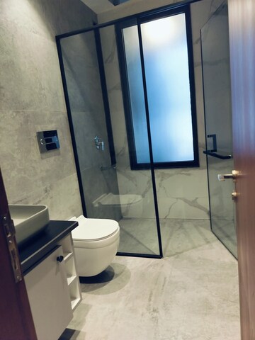 Bathroom in 4 BHK Builder Floor at Sushant Lok I – for Rent