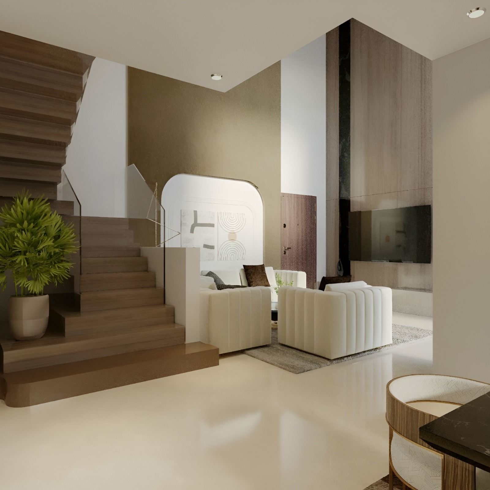 3.5 BHK + Servant Room 1500 Sq.Ft. Builder Floor in Lodha Estilo