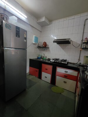 Kitchen in 1 BHK Apartment at Chandravadan CHS, Ganeshwadi – for Sale