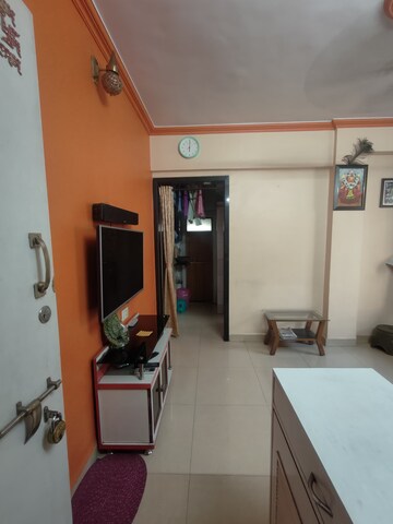 Living Room in 1 BHK Apartment at Chandravadan CHS, Ganeshwadi – for Sale