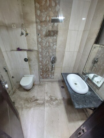 Bathroom in 3 BHK Builder Floor at Gujranwala Town – for Rent