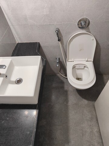 Bathroom in 2 BHK Apartment at Ashar Metro Towers, Vartak Nagar – for Rent