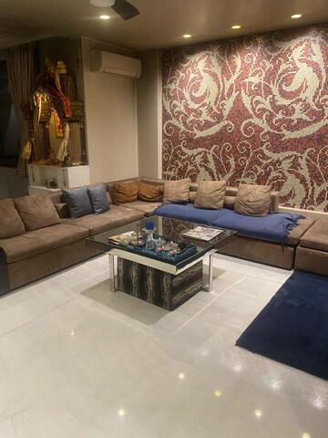 Living Room in 4 BHK Builder Floor at Green Park – for Sale