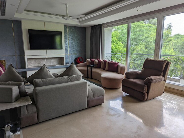 Living Room, saket 4 Bedroom 2700 Sq.Ft. Apartment In Saket Delhi 8849652