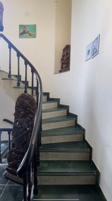 Staircase in 4 BHK Independent House at Khanpur – for Rent