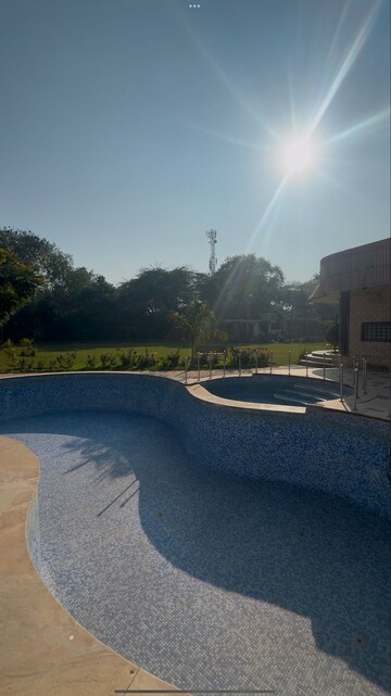 Swimming Pool in 4 BHK Independent House at Khanpur – for Rent