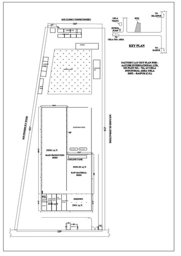  Industrial Plot – Map Location View at Birgaon - for Sale