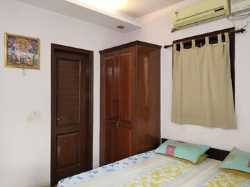 Bedroom in 3 BHK Apartment at Boutique Residential Apartments C-220, Malviya Nagar – for Rent