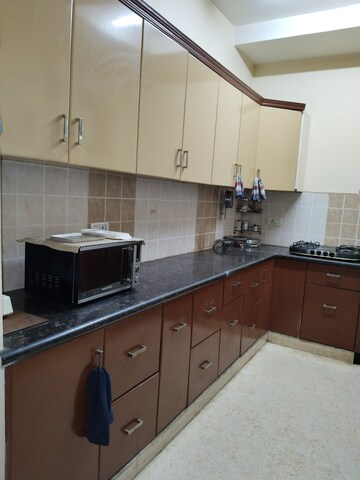 Kitchen in 3 BHK Apartment at Boutique Residential Apartments C-220, Malviya Nagar – for Rent