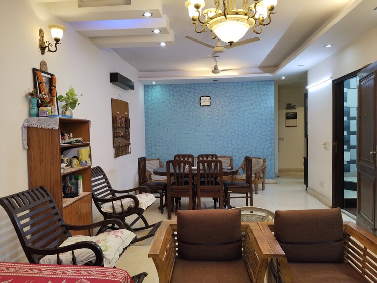 Living Room, boutique-residential-apartments-c-220 3 Bedroom 1800 Sq.Ft. Apartment In Malviya Nagar Delhi 8849720