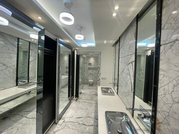 Bathroom in 3 BHK Builder Floor at Panchsheel Enclave – for Rent