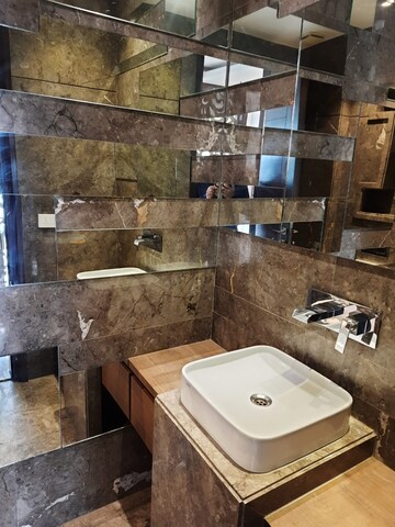 Bathroom in 4 BHK Apartment at Greater Kailash I – for Rent