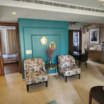 Living Room in 3 BHK Apartment at M3M Golf Estate, Sector 65 – for Rent