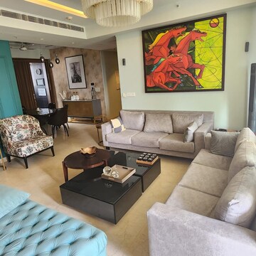 Living Room in 3 BHK Apartment at M3M Golf Estate, Sector 65 – for Rent