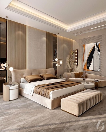Bedroom in 3 BHK Builder Floor at Nizamuddin East – for Rent