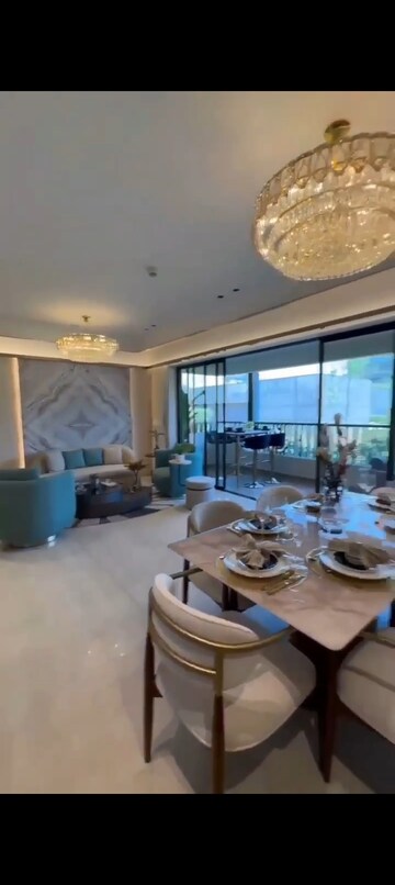 Living Room in 4 BHK Apartment at Rustomjee Aden, Bandra East – for Sale