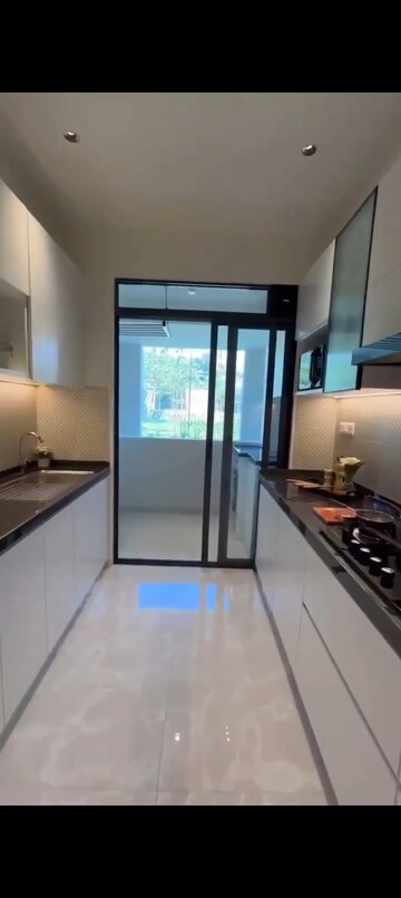 Kitchen in 4 BHK Apartment at Rustomjee Aden, Bandra East – for Sale