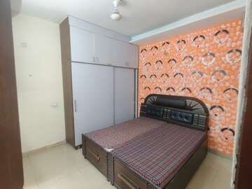 Bedroom in 2 BHK Builder Floor at Guru Nanak Enclave, Dhakoli – for Rent