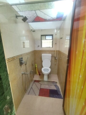 Bathroom in 2 BHK Apartment at  Sharada Ganesh CHS, Nerul – for Rent