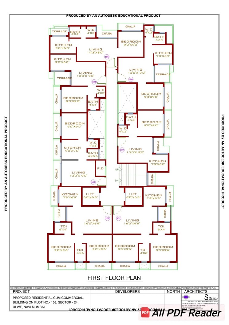 Floor Plan, adinath-reva 1 Bedroom 375 Sq.Ft. Apartment In Wahal Navi Mumbai 8849882