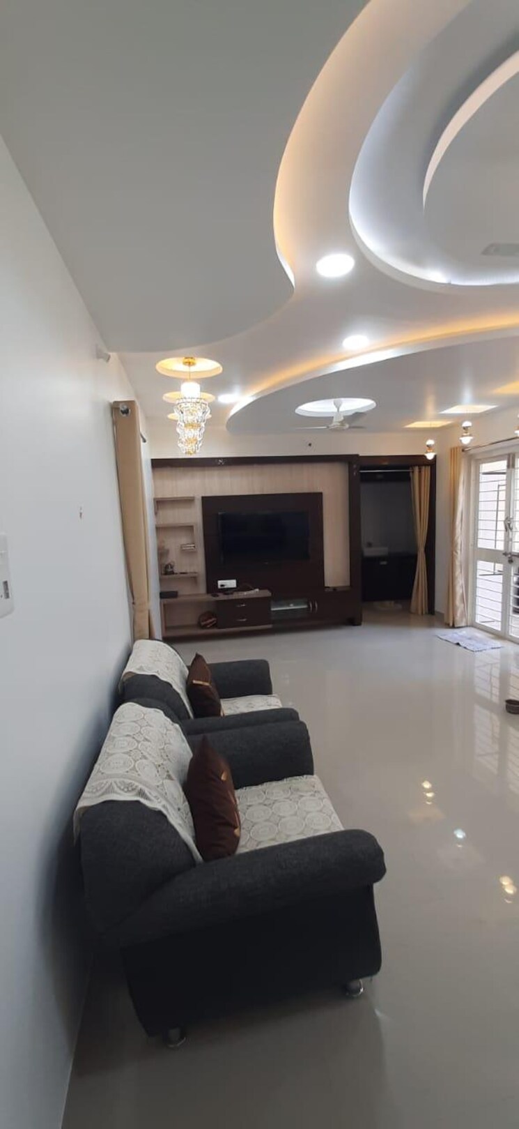 Living Room, sneha-homes-warje 2 Bedroom 1233 Sq.Ft. Apartment In Warje Pune 8849900
