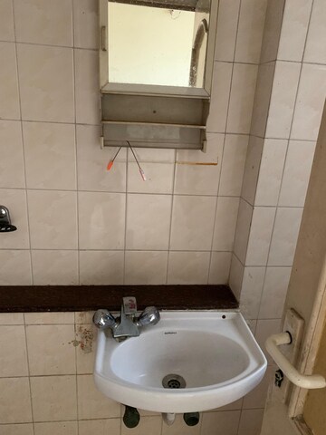 Bathroom in 2 BHK Apartment at Goregaon West – for Rent