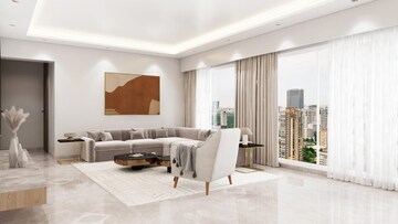 Living Room in 4 BHK Apartment at AP Cosmos, Santacruz West – for Sale