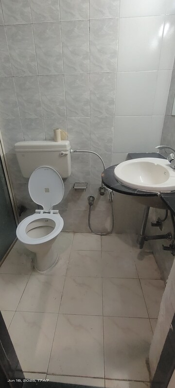 Bathroom in 2 BHK Apartment at Meethi Hill Crest Apartment, Bandra West – for Rent