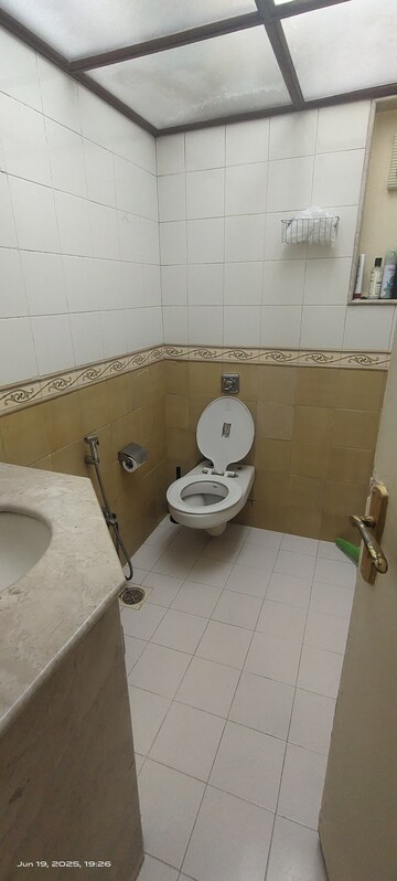 Bathroom in 2 BHK Apartment at Wishram Apartment, Khar West – for Rent