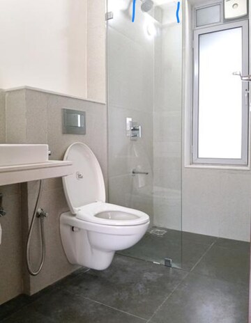 Bathroom in 3 BHK Apartment at Piramal Vaikunth Vraj, Balkum Pada – for Rent