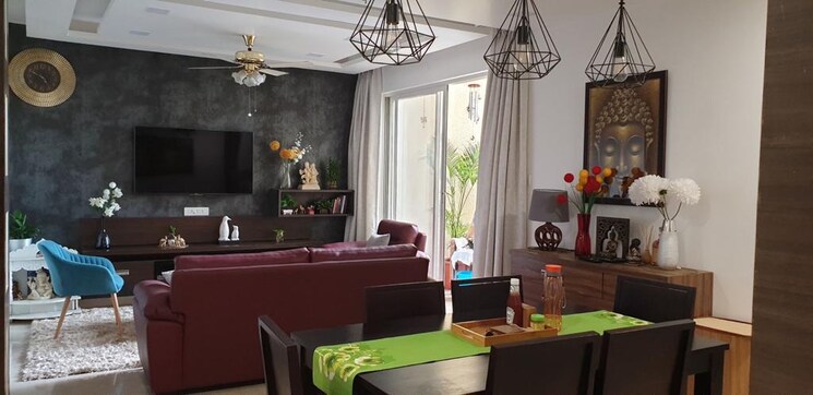 Living Room, ganga-platino 2 Bedroom 1279 Sq.Ft. Apartment In Kharadi Pune 8850038