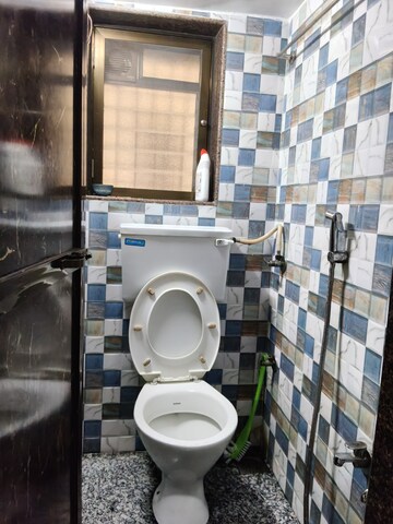 Bathroom in 1 BHK Apartment at Shree Sainath CHS, Santacruz East – for Rent