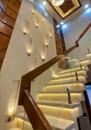 Staircase in 5 BHK Independent House at Vidhyut Nagar – for Sale