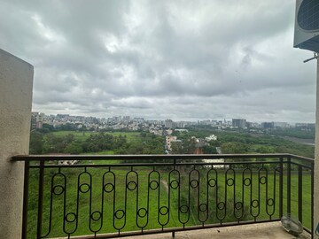 Balcony in 1 RK Apartment at Nyati Enchante, Wadgaon Sheri – for Rent