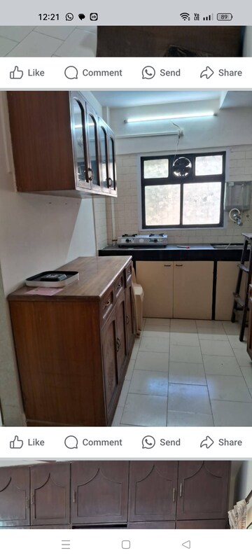 Kitchen in 1 RK Apartment at Vini Towers, Malad West – for Rent