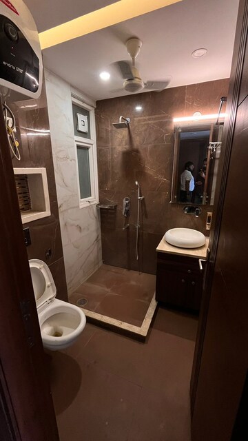 Bathroom in 3.5 BHK Builder Floor at Sector 57 – for Rent