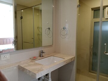 Bathroom in 3 BHK Apartment at Hiranandani Fortune City, New Panvel – for Rent