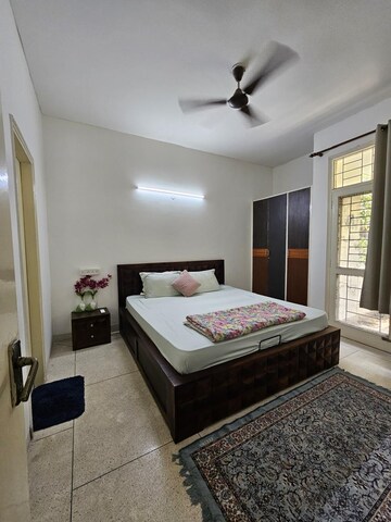 Bedroom in 4 BHK Builder Floor at RWA Residential Society, Sector 40 – for Rent