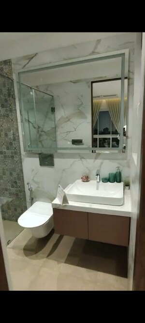 Bathroom in 3 BHK Builder Floor at Lodha Altus, Borivali East – for Sale